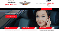 Desktop Screenshot of mymechanicautorepair.net